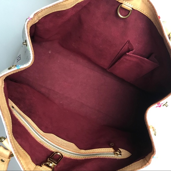 SOLD Louis Vuitton Aurelia MM White Multicolor - Picture 13 of 16
